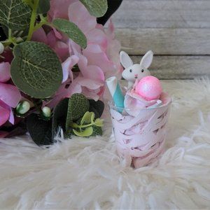 Mini Bunny Rabbit Fake Faux Milkshake Handmade
